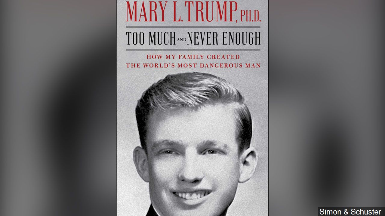 'Too Much and Never Enough: How My Family Created the World’s Most Dangerous Man,' book written by Mary L. Trump Ph.D., niece of President Donald Trump., Photo Date: 2020